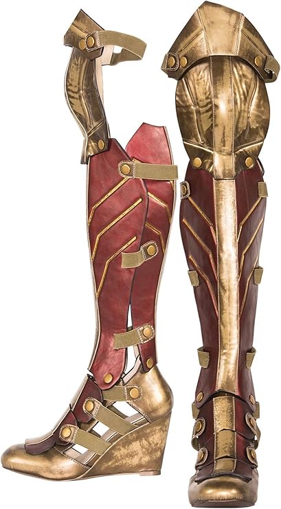 *高跟中性成人款 charades dc ww84 神奇女侠靴子服装鞋